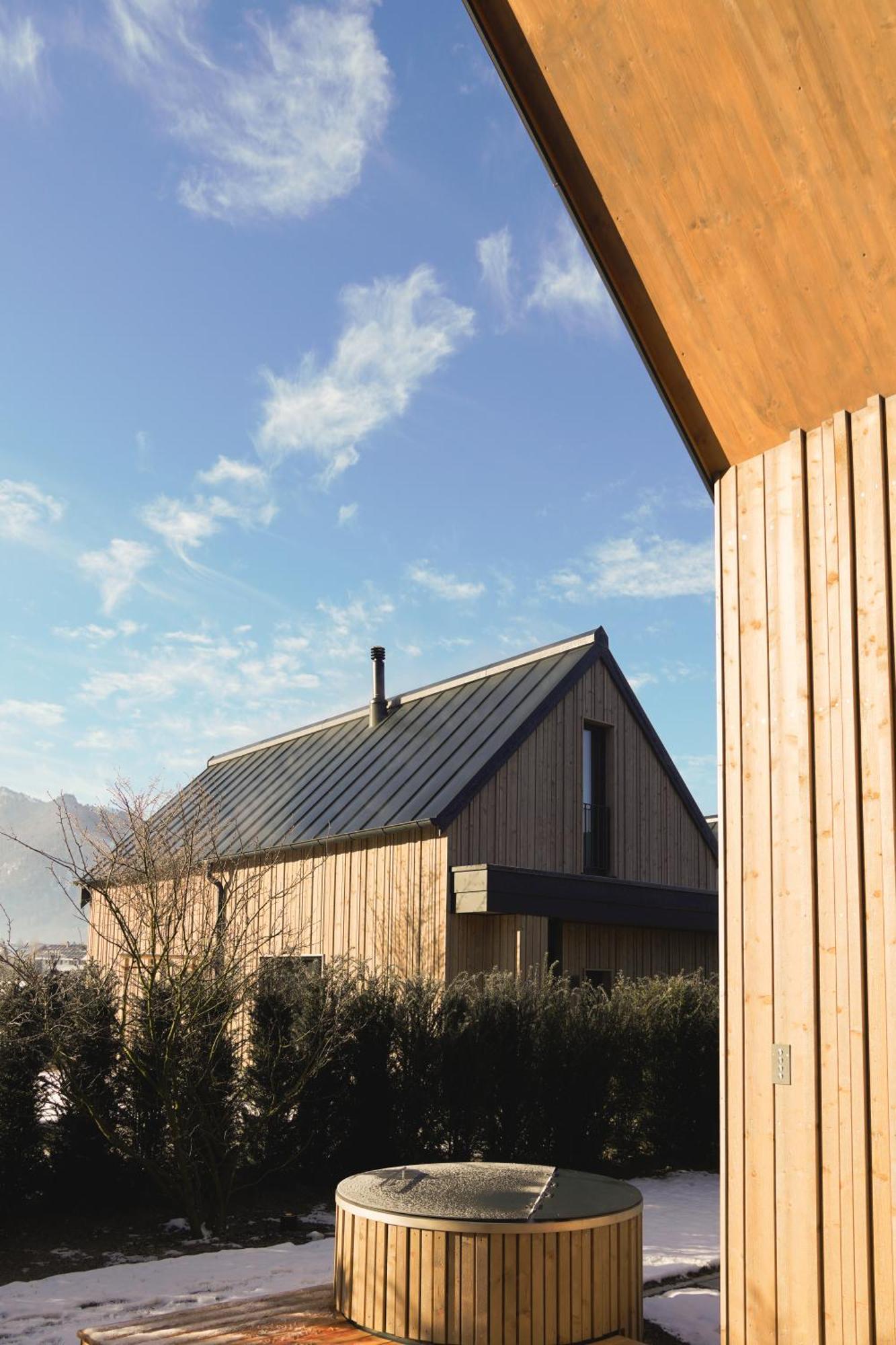 Agrad Chalets アシャウ・イム・キームガウ エクステリア 写真