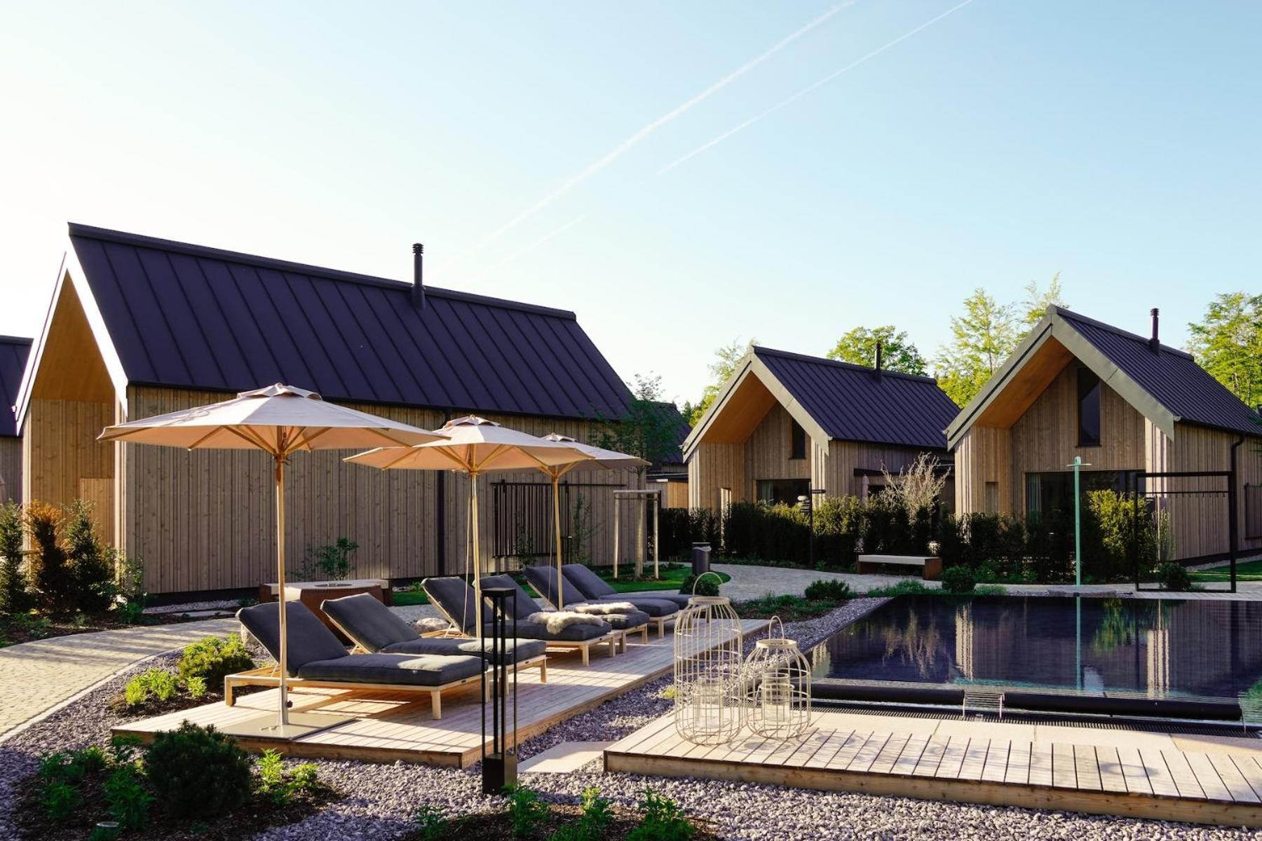 Agrad Chalets アシャウ・イム・キームガウ エクステリア 写真